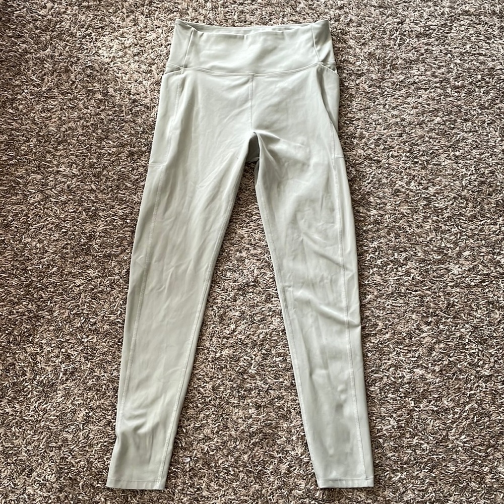 Girlfriend collective matcha compressive pocket leggings